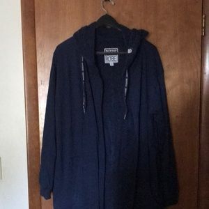 Men's Navy Blue Hooded